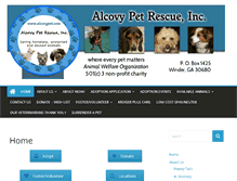 Tablet Screenshot of alcovypet.com
